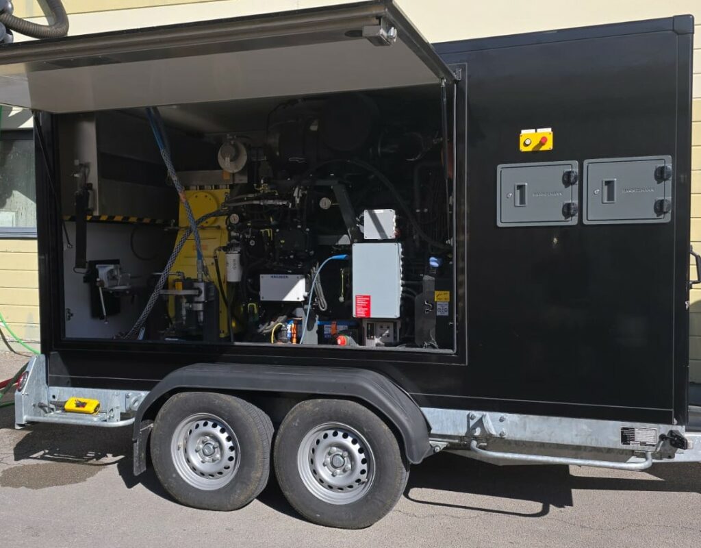 Groupe THP jusqu'à 1000 bars Camion Hydrocureur ADR ATEX